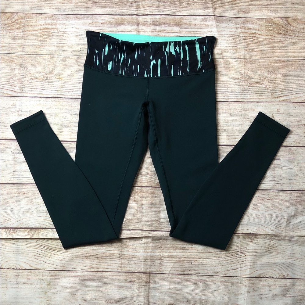 Lululemon Athletica Green Wunder Under Leggings‎